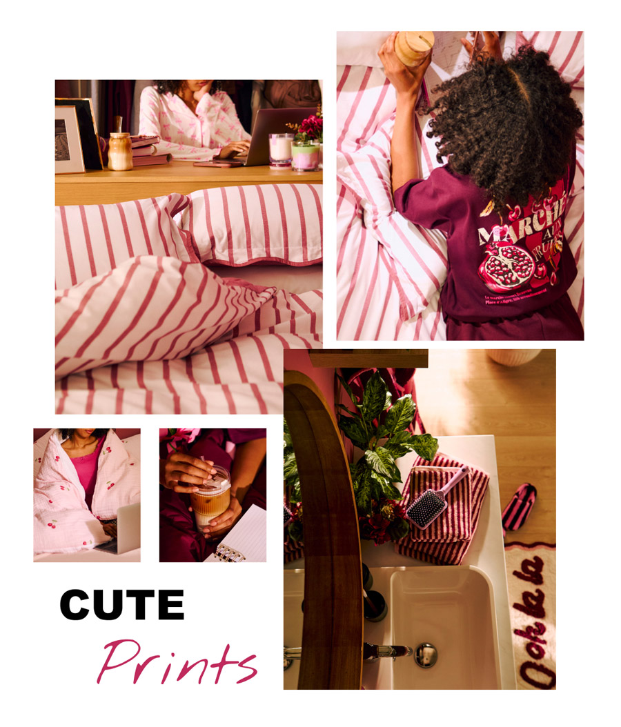 Dunnes Stores Back to College Homewares – Bedding, Accessories & Essentials 3 Cute Prints - Student dorm room life